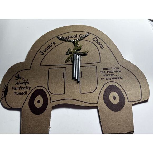 Jacob's Musical Chimes, Car Charm, Dragonfly Mini Wind Chime - Picture 1 of 5